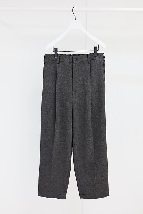 グラフペーパー 25AW SIDOGRAS Melange Ponte Wide Tapered Slacks(GM254-40051)GRAY☆11月29日(土)発売！
