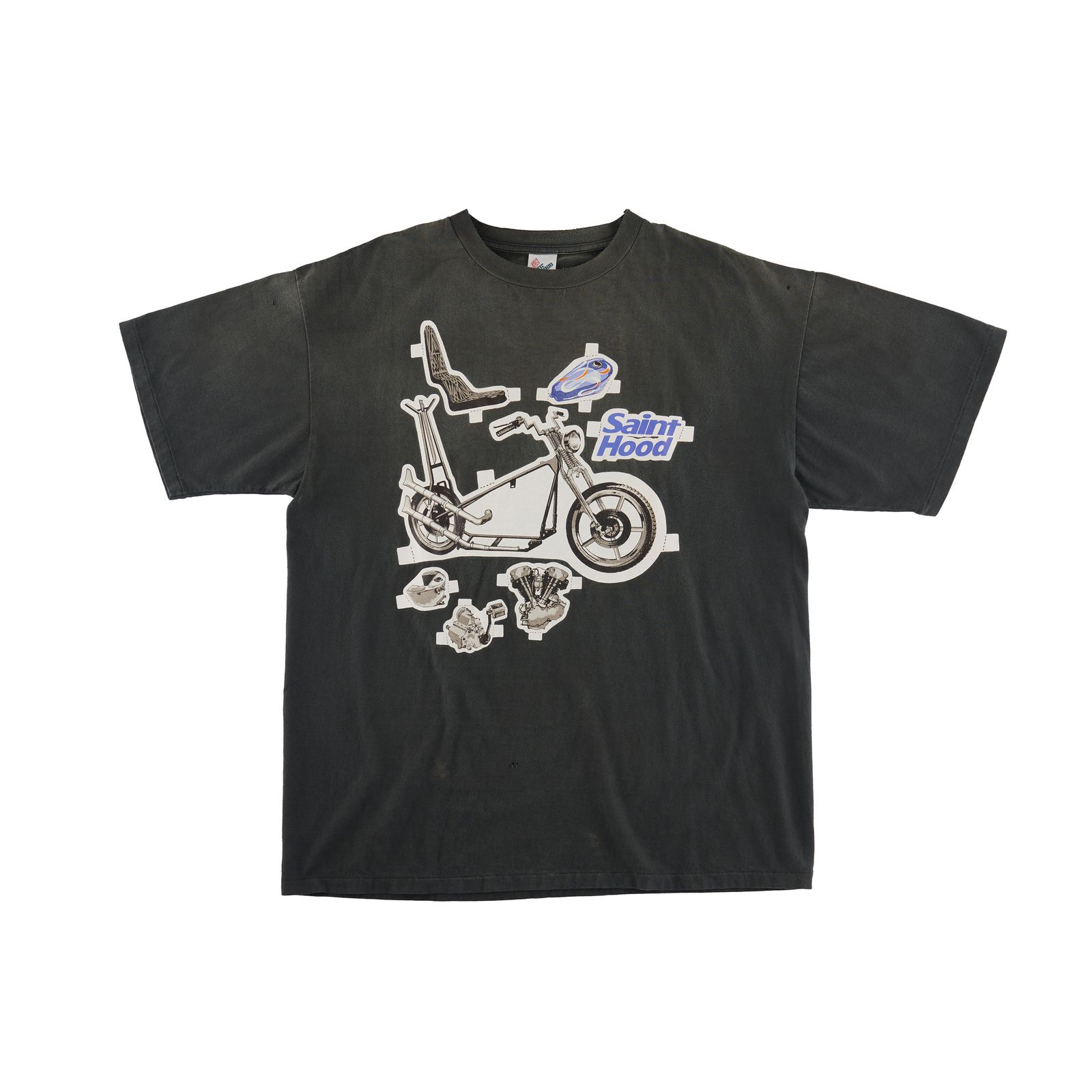 セントマイケル 23SS NEIGHBORHOOD® コラボTシャツ(SM-S23-0000-114) BLACK※5月20日(土)発売！ - M