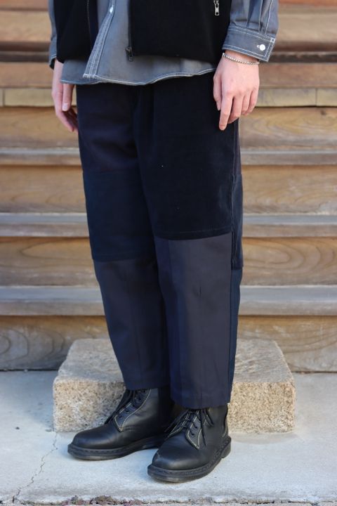 Graphpaperb Wool Boa Zip-Up Vest(GU213-70205B) style.2021.10.10
