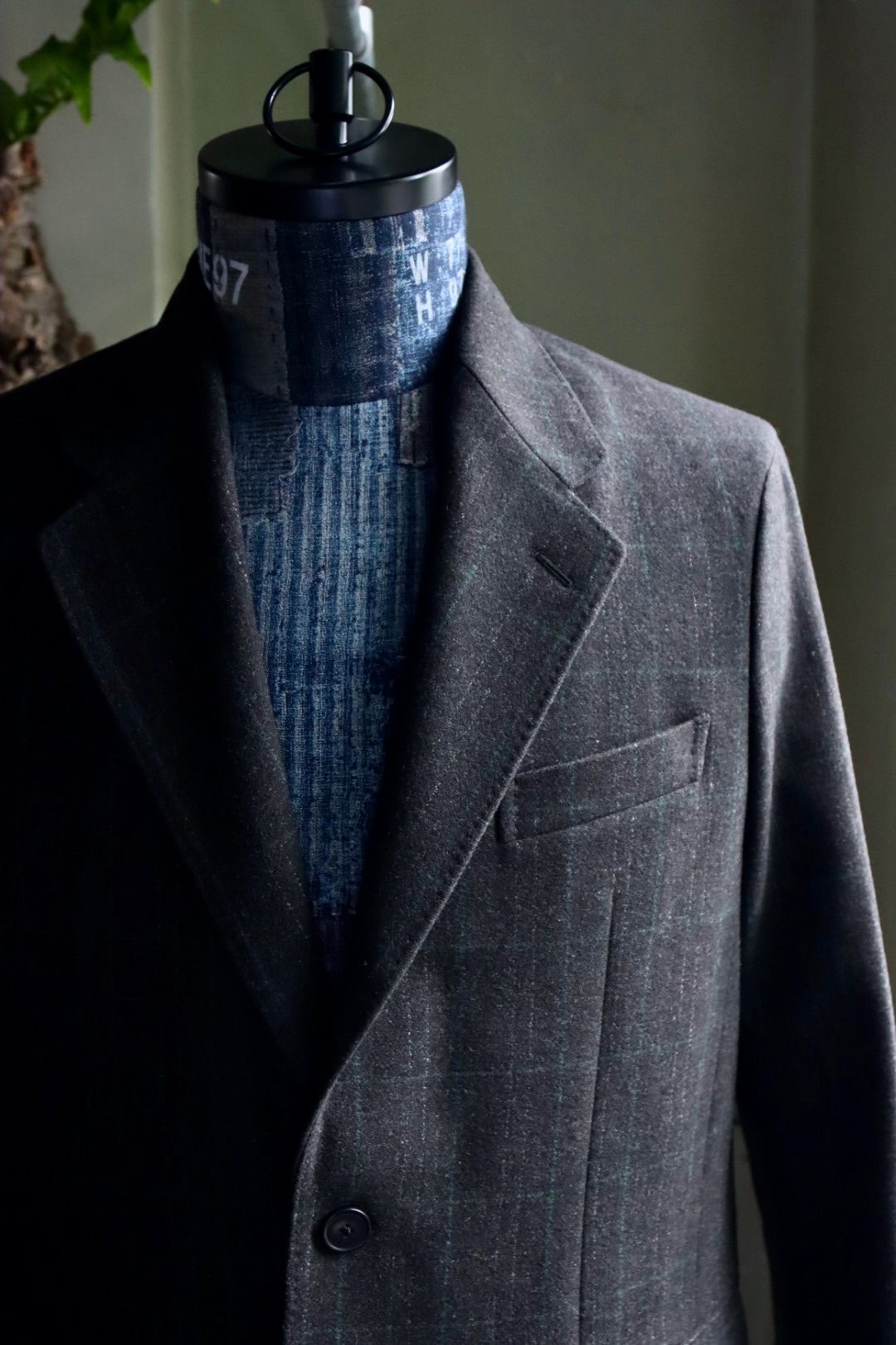 アプレッセ Windowpane Jacket(23AAP-01-20M)CHARCOAL