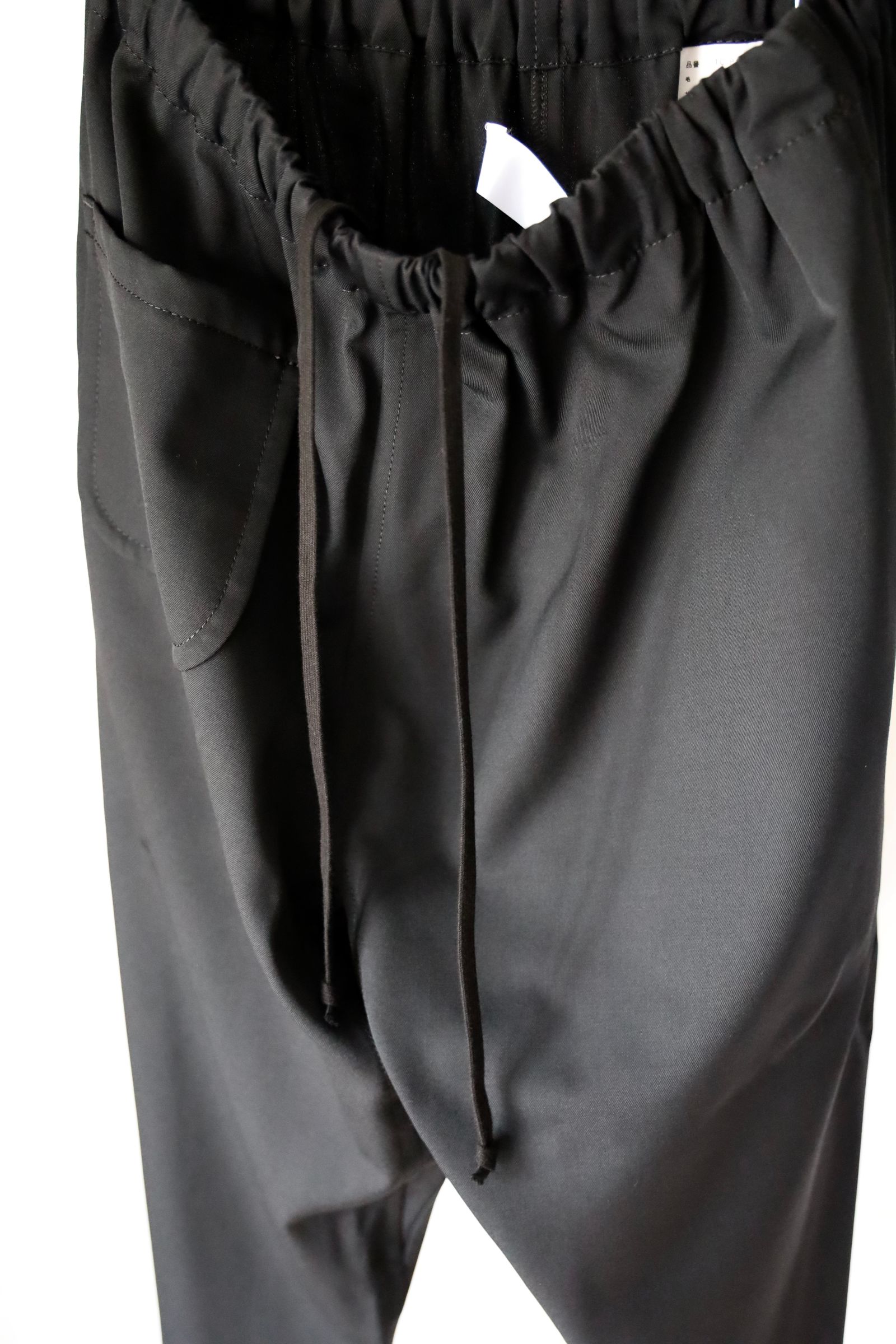 tao 26FW ウールギャバ後染パンツ(TC-P104-051)BLACK☆9月18日(金)発売！