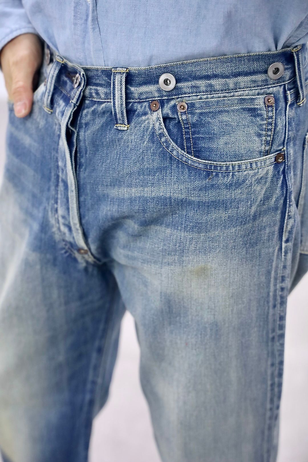 アプレッセ 2026 STYLE1 No.2 Washed Denim Pants(AP-4008)INDIGO