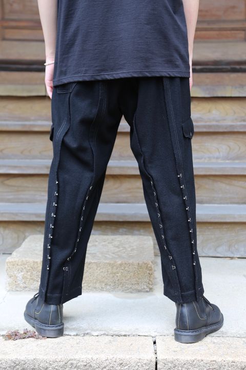 yohji yamamoto Y-ホック付きPフラノ PANTS(HX-P32-118) style.2021.7.11