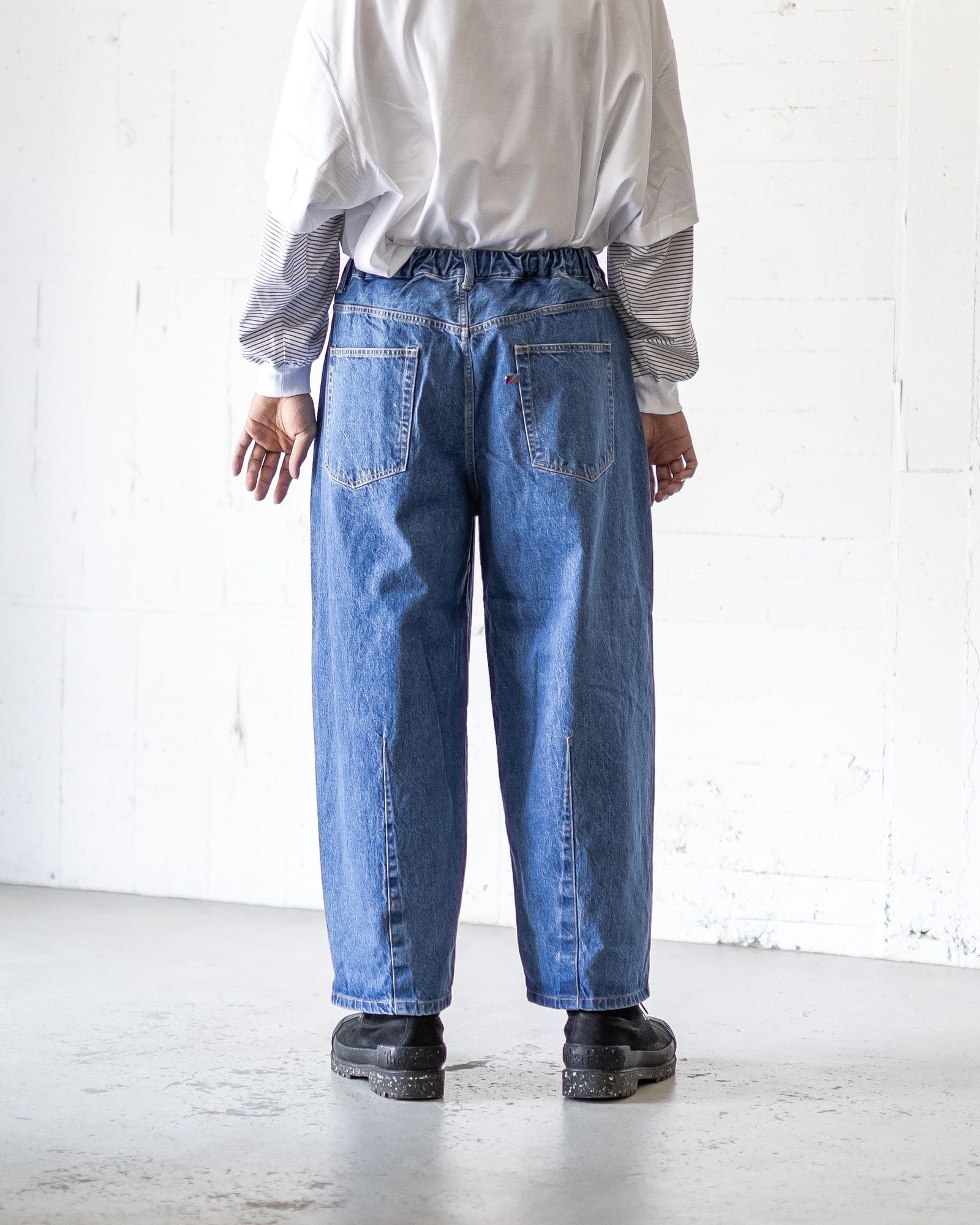 イズネス25AW 5PK BALLOON PANTS(Enzyme Wash)(1006AWBALOON5PK01-1)INDIGO