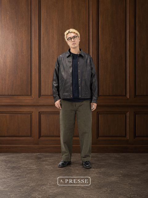 アプレッセ STYLE2 Leather Coach Jacket MARKスタイル