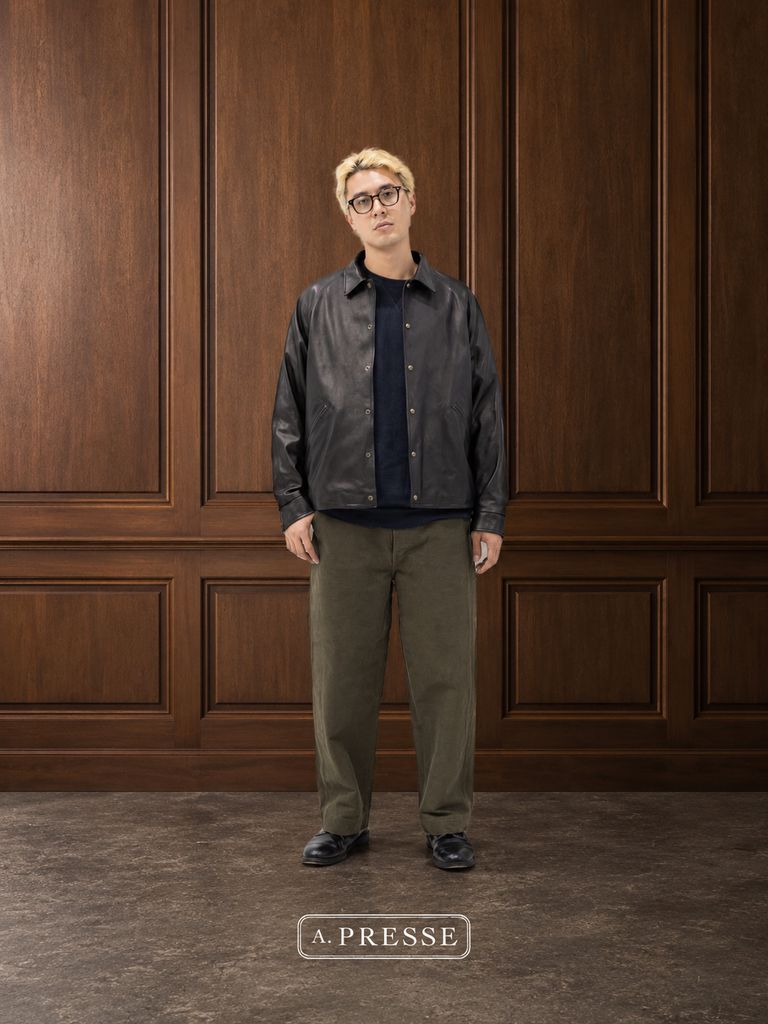 アプレッセ STYLE2 Leather Coach Jacket MARKスタイル