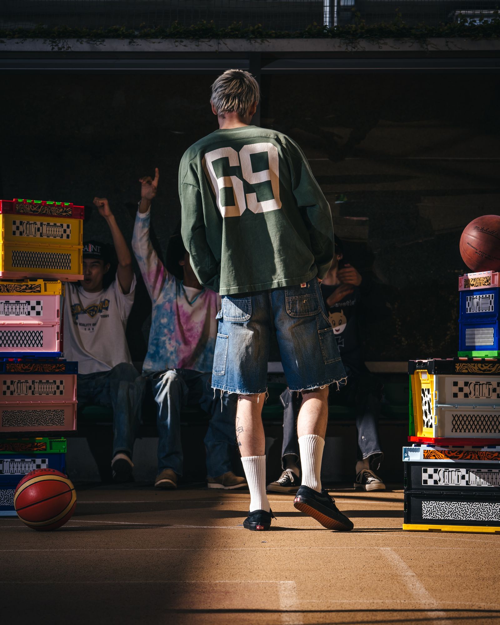 セントマイケル 26SS FOOTBALL SWEAT/WILD GOD (SM-MK8-0000-056)GREEN☆2月21日(土)10:00発売！