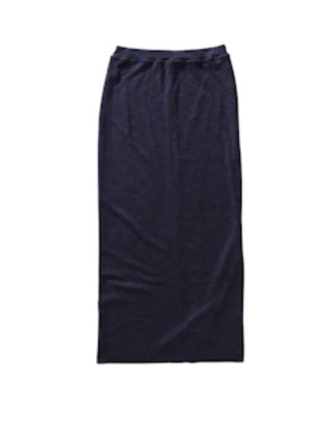blurhms Women's 25FW Wool Rib Skirt(BHSW25F4)HeatherCharcoal