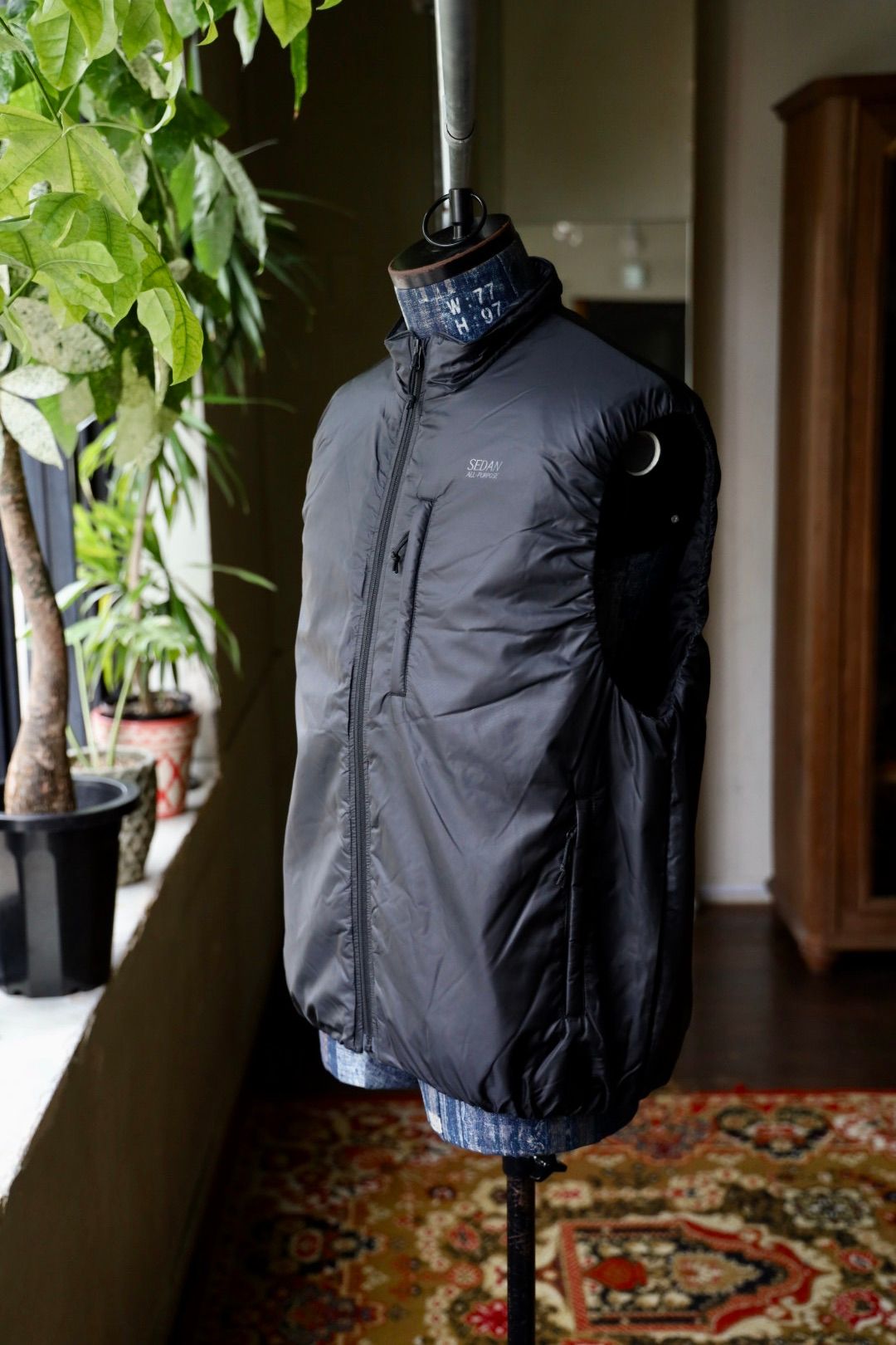 セダンオールパーパス FW25 Packable Puff Vest(SD25F-JK01)Black