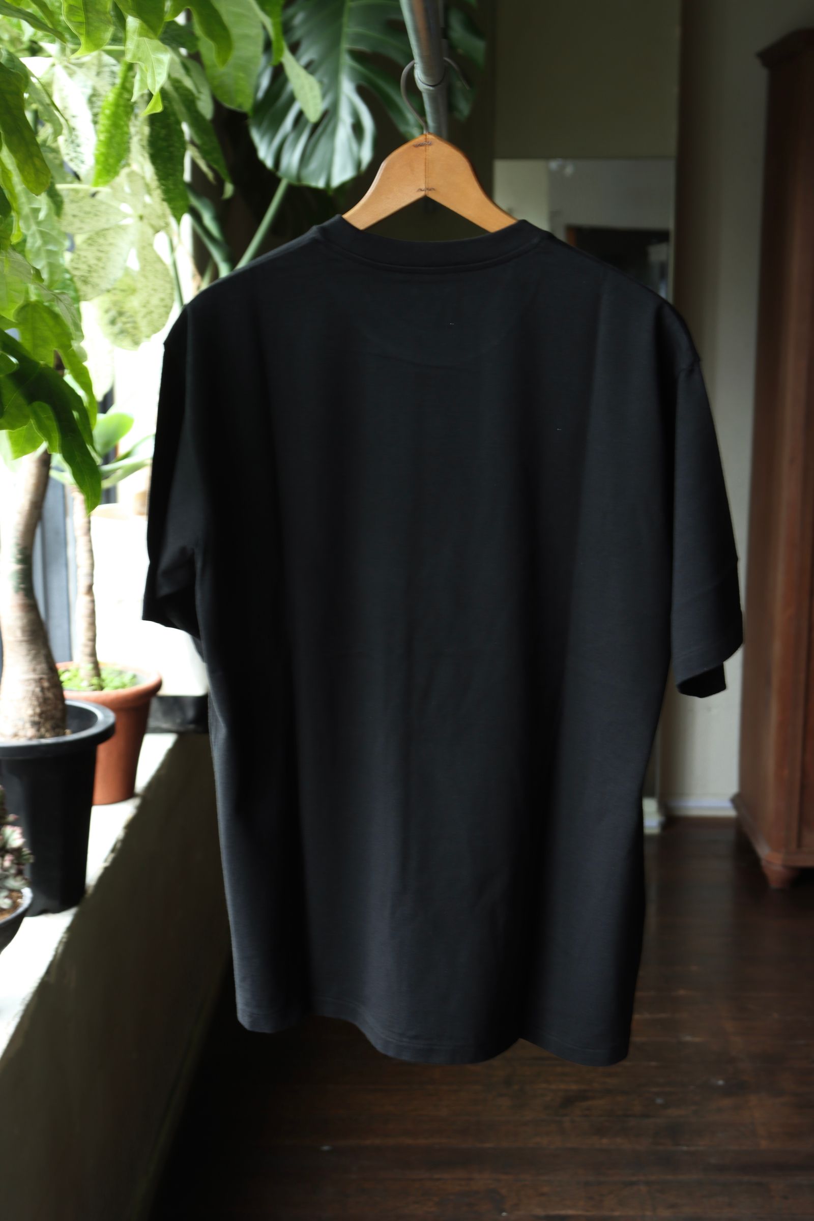 アプレッセ 2025 STYLE2 Cachmere Blend S/S T-Shirt(25AAP-05-01)BLACK