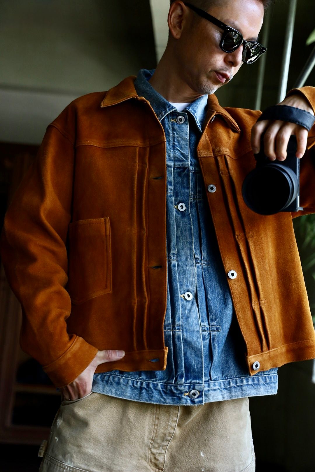 アプレッセ 2025 STYLE2 Vintage Suede Leather No.213 Jacket(25AAP-01-59)