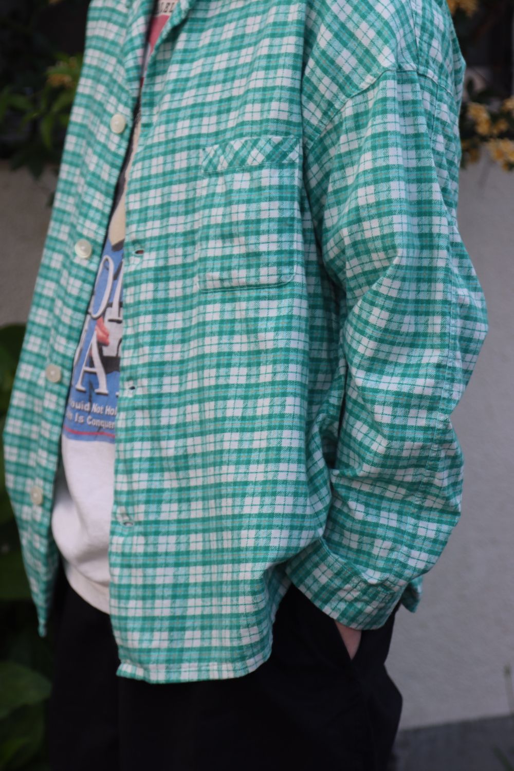 ©SAINT Mxxxxxx CHECK PJ SHIRT(SM-S22-0000-045) style.2022.5.2