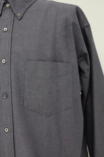 グラフペーパー26SS Oxford L/S B.D Box Shirt (GM261-50020B)GRAY☆1月10日(土)発売！