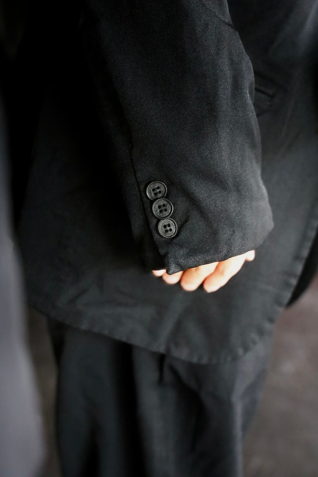 COMME des GARCONS HOMME エステルサージ製品染め3Bジャケット.2025.910.