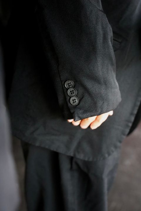COMME des GARCONS HOMME エステルサージ製品染め3Bジャケット.2025.910.
