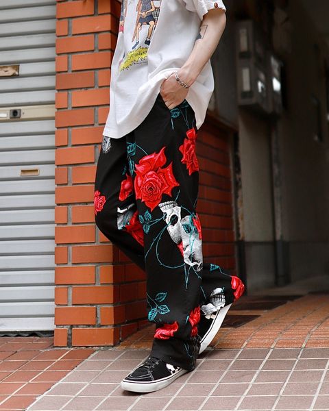 ©SAINT M×××××× ×WILDSIDE YOHJI YAMAMOTO PAJAMA PANTS markスタイル