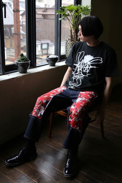 KIDILL×SKOLOCT T-SHIRTS (KLSKT05) "BLACK" style.2021.1.23.