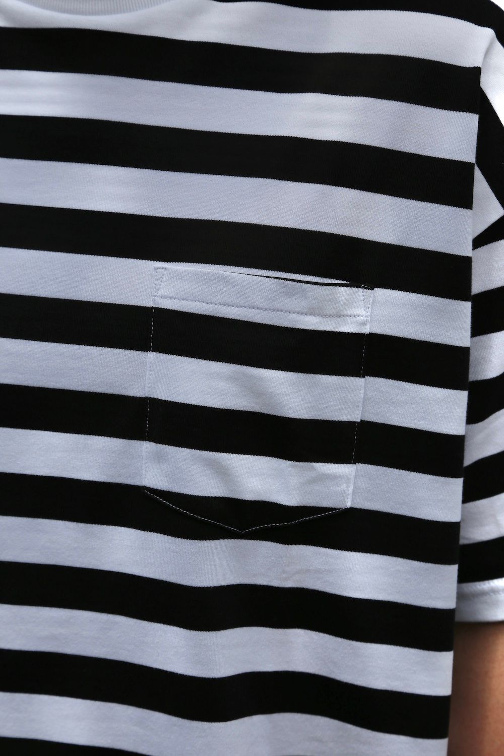 Graphpaper Border S/S Pocket Tee style.2021.6.27.