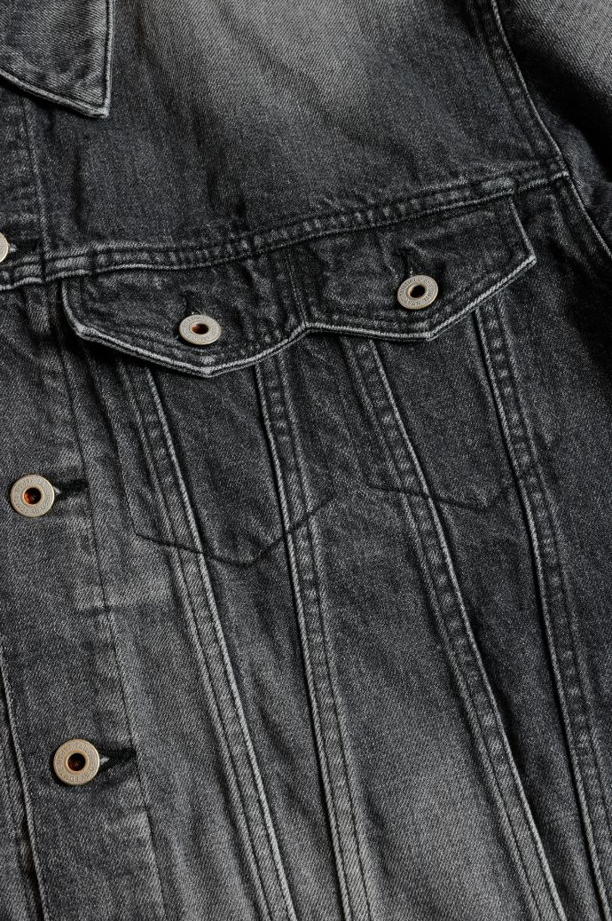 ファンダメンタル デニムジャケット THIRD THIRD JACKET 3YR WASH(FA25JK33U-BK)BLACK