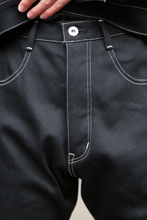 sulvam Mens slim denim jacket & Mens boots cut denim pants style 2020.12.19.