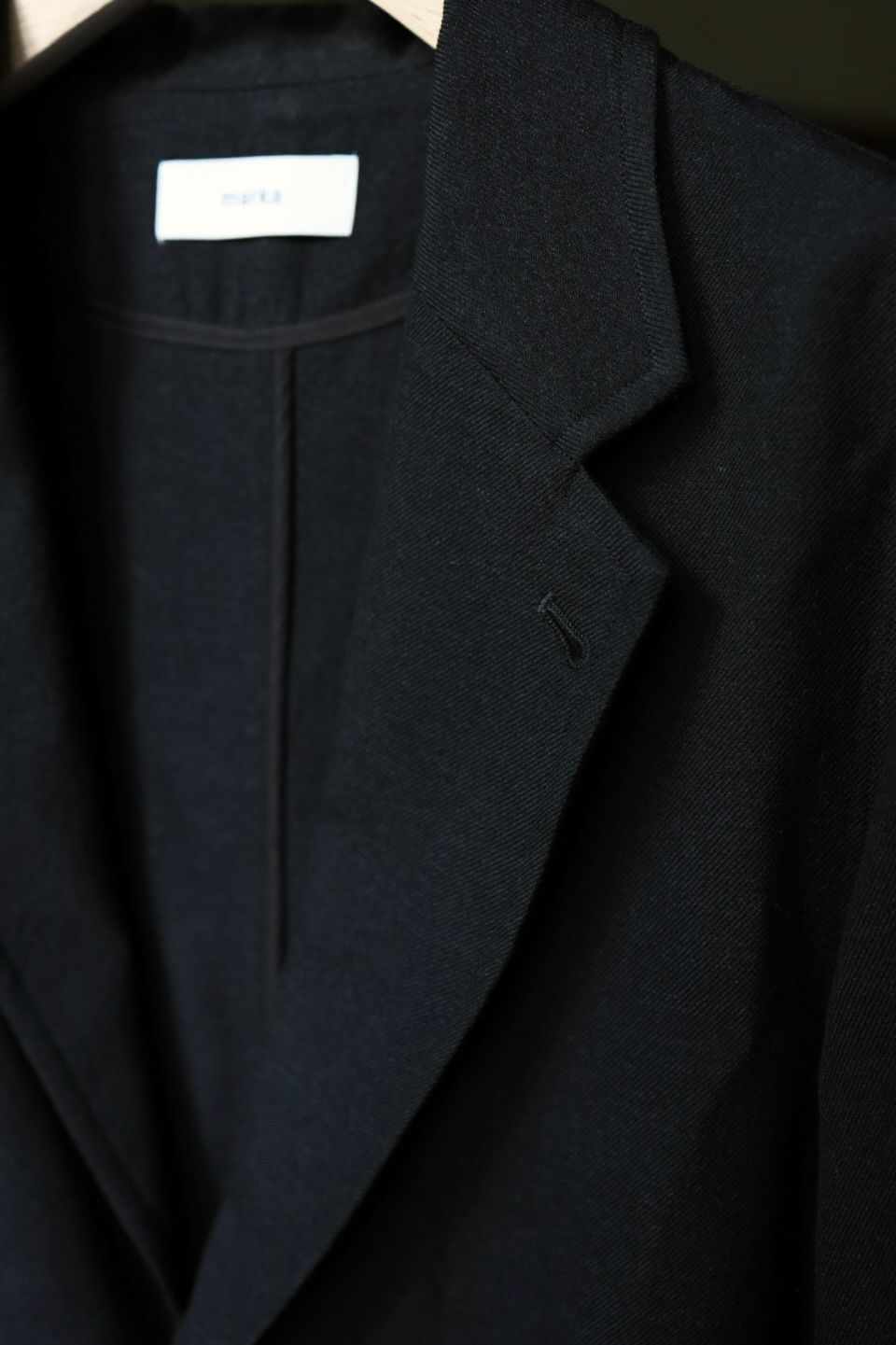 マーカ 26AW STROLL AROUND JACKET(M26C10JK01C)CHAMBRAY BLACK☆新作発売！
