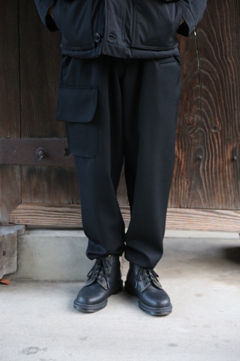 COMME des GARCONS HOMME 綿ナイロンウェザー×綿コーデュロイブルゾン"BLACK"Style.2020.10.31.