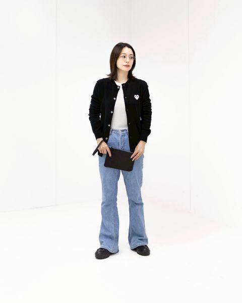 PLAY COMME des GARCONS ROUND NECK CARDIGAN style.2025.12.27