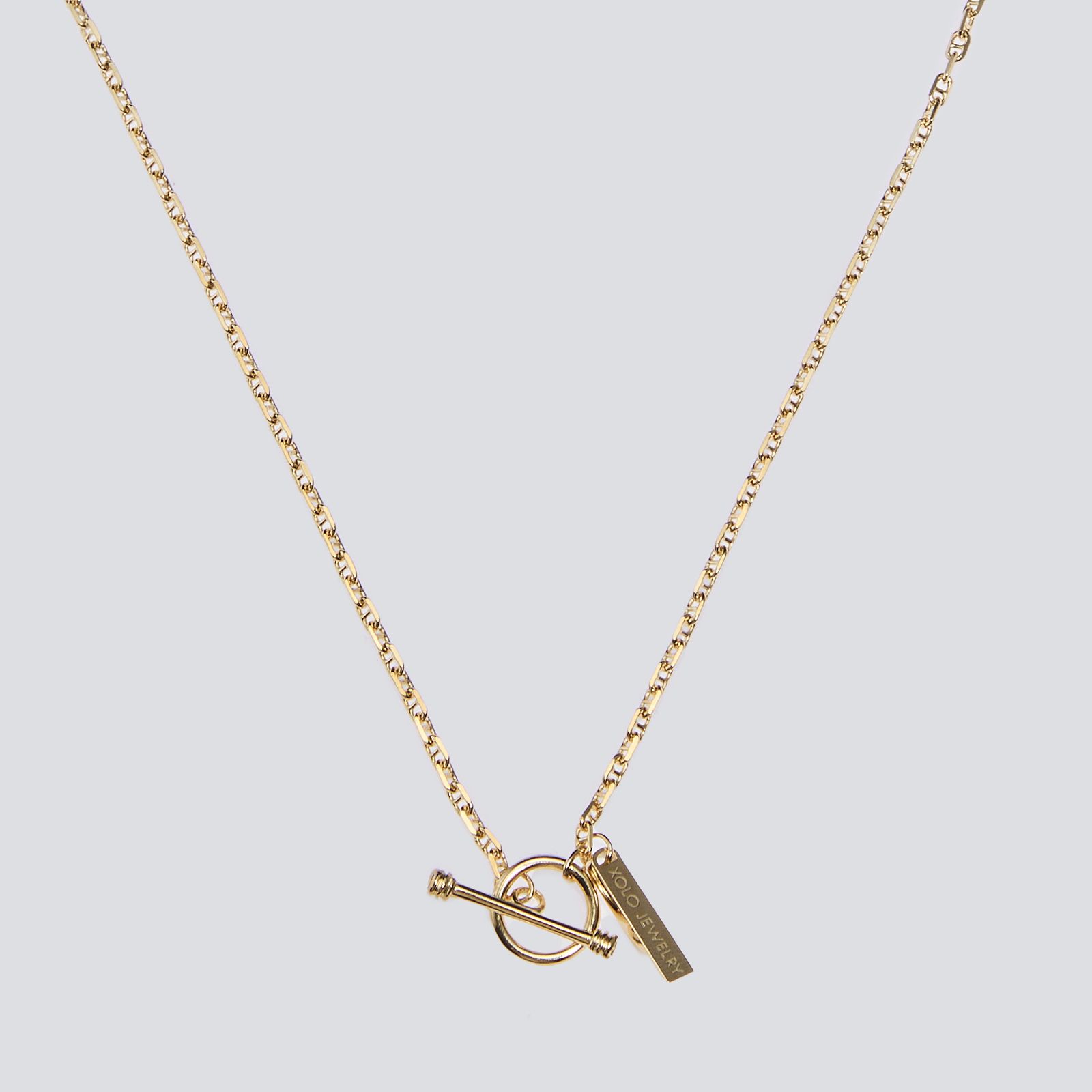 XOLO JEWELRY ネックレス / Tiny Solid Anchor Link Necklace (XON046-50G)⭐︎6月25日(木)発売！