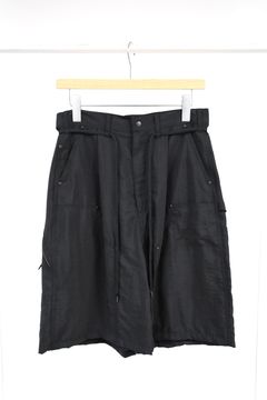 プロダクトトゥエルブ 26SS Silk Nylon Short Work Pants(26SS-PPT11)BLACK☆新作発売！
