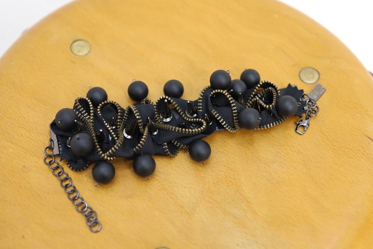 Yohji Yamamoto SPIKE BRACELET (HK-A49-940)BLACK☆3月18日発売！
