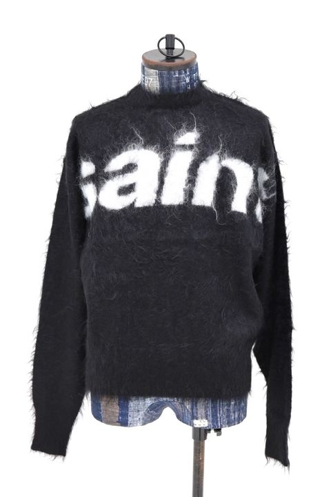 セントマイケル 26AW SAINT MOHAIR CREW KNIT(SM-MK1-0000-055)BLACK☆10月10日(土)発売！