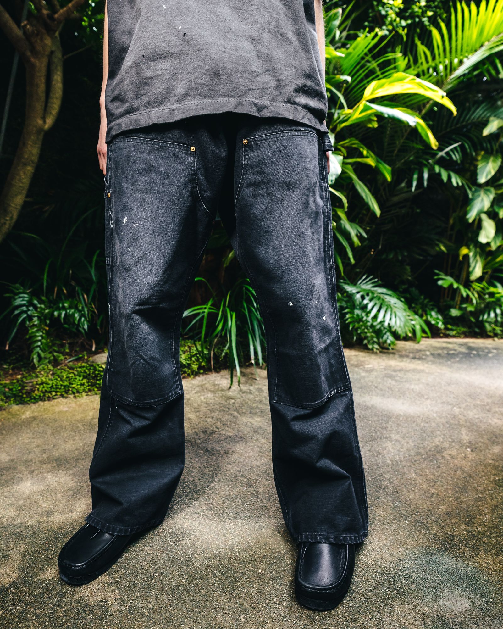 【M】SAINT M×××××× セントマイケル　ダブルニーパンツ SAINT M×××××× - SM-S23-0000-061 / PANTS / DOUBLE KNEE