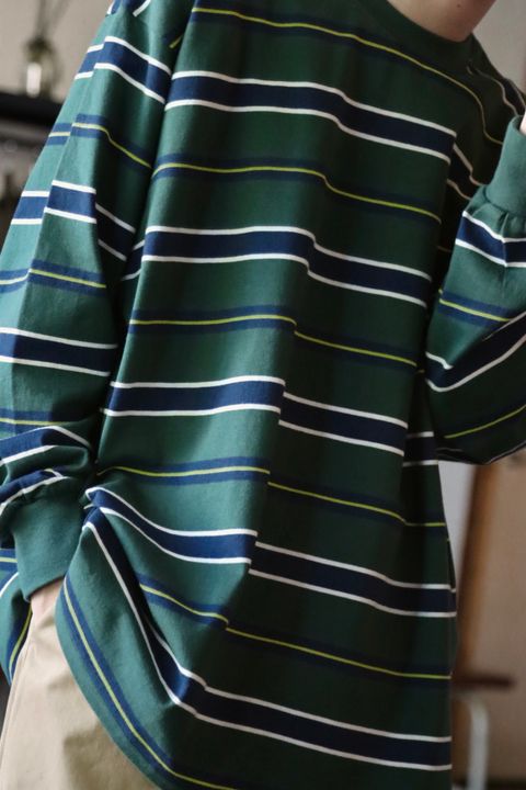 FreshService フレッシュサービス 23AW MULTI BORDER L/S TEEスタイル