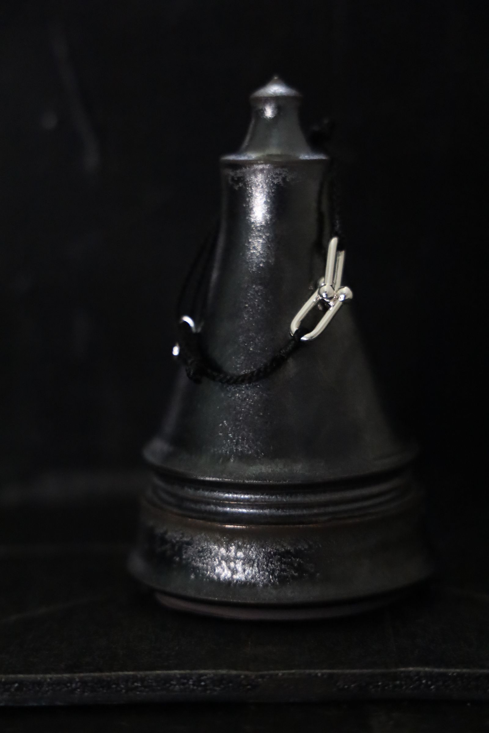XOLO JEWELRY ショロジュエリー / Homage Link Silk Code Bracelet (BLACK)☆6月17日再入荷！