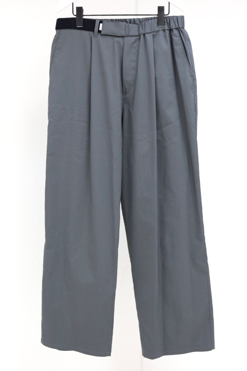 グラフペーパー Solotex Twill Wide Chef Pants(GM262-40005B)GRAY☆5月30日発売！