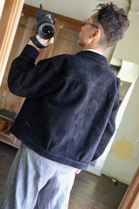 A.PRESSE 2025 STYLE2 Suede Leather 1st Type Jacketスタイル2025.6..28.