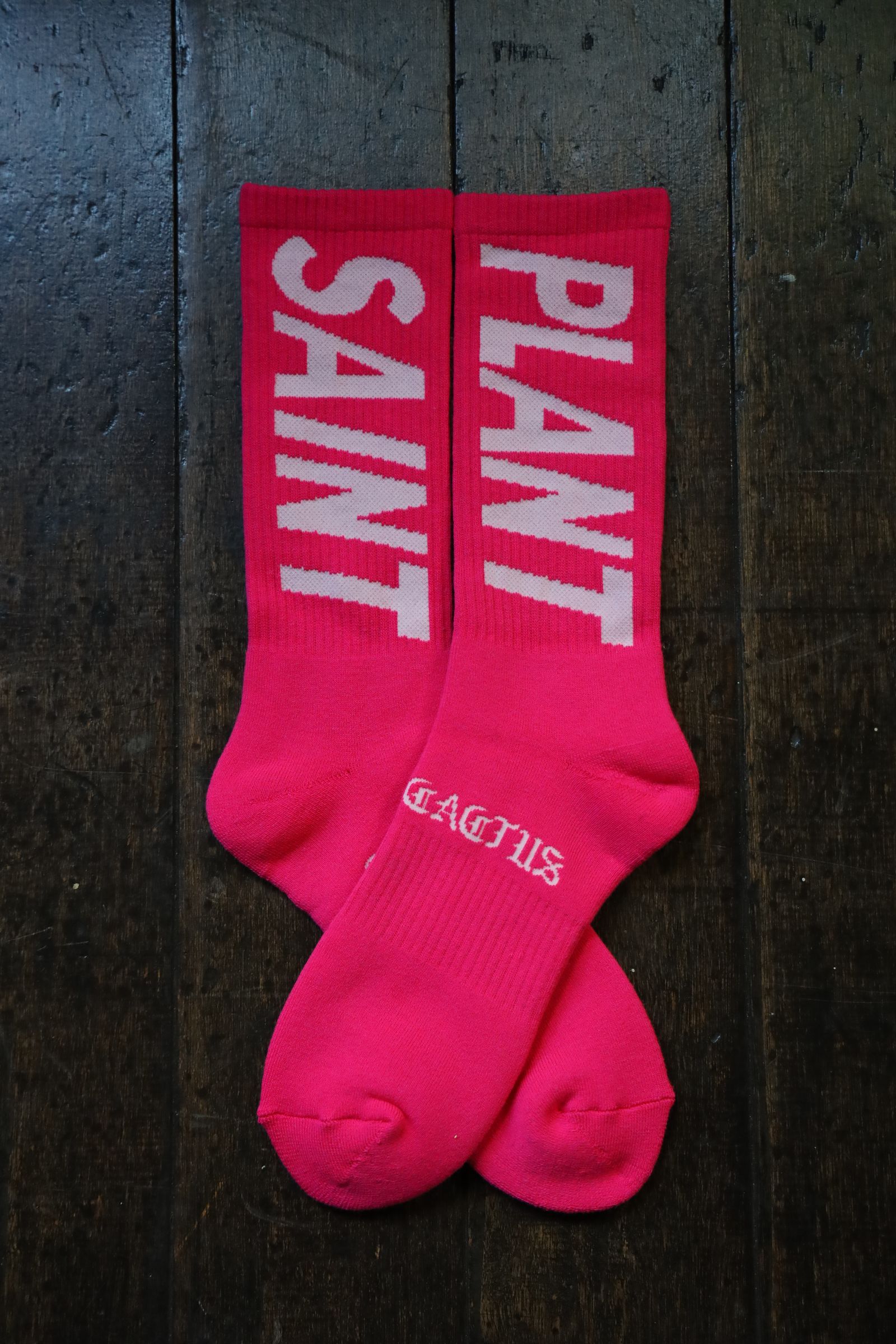 セントマイケル24AW SNT PLANT CP_SOCKS(SM-YS1-0000-C17)PINK