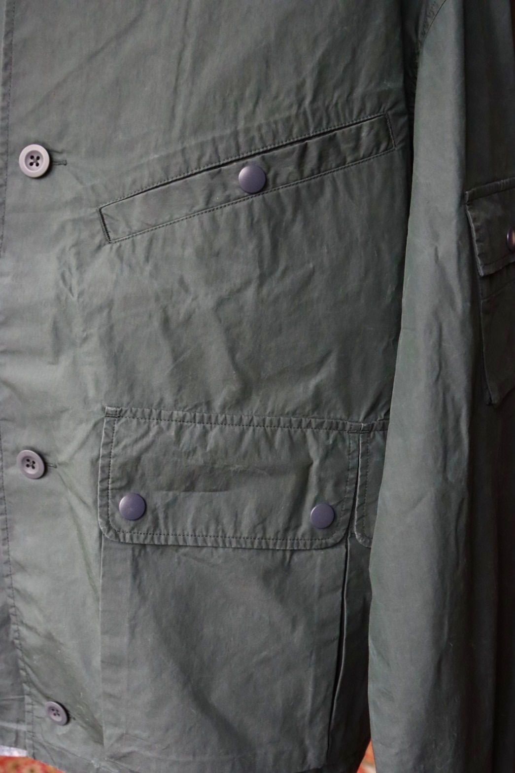 フレッシュサービス WAXED POPLIN FISHING JACKET (FSC253-20117)DARK GREEN