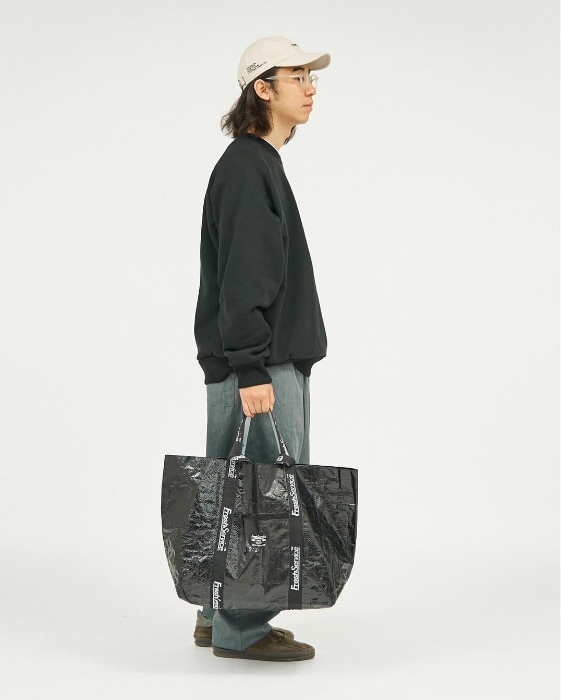 フレッシュサービストートバッグ TARP LARGE TOTE (BLACK)