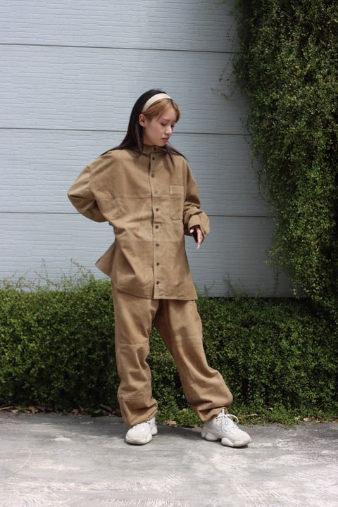 SEEALL 22AW LEATHER OVERSIZED SHIRTS style 2022.9.10