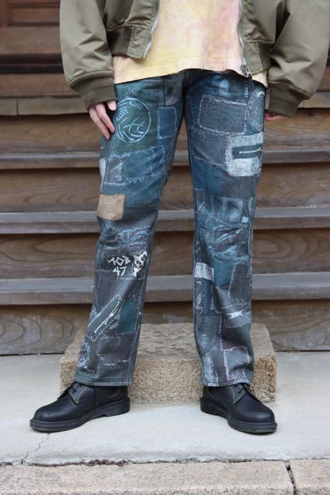 doublet VEGETABLE DYED MA-1(22SS13BL132) style.2022.1.16