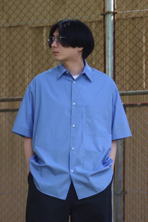 Graphpaper Broad S/S Oversized Regular Collar Shirt style.2022.5.22