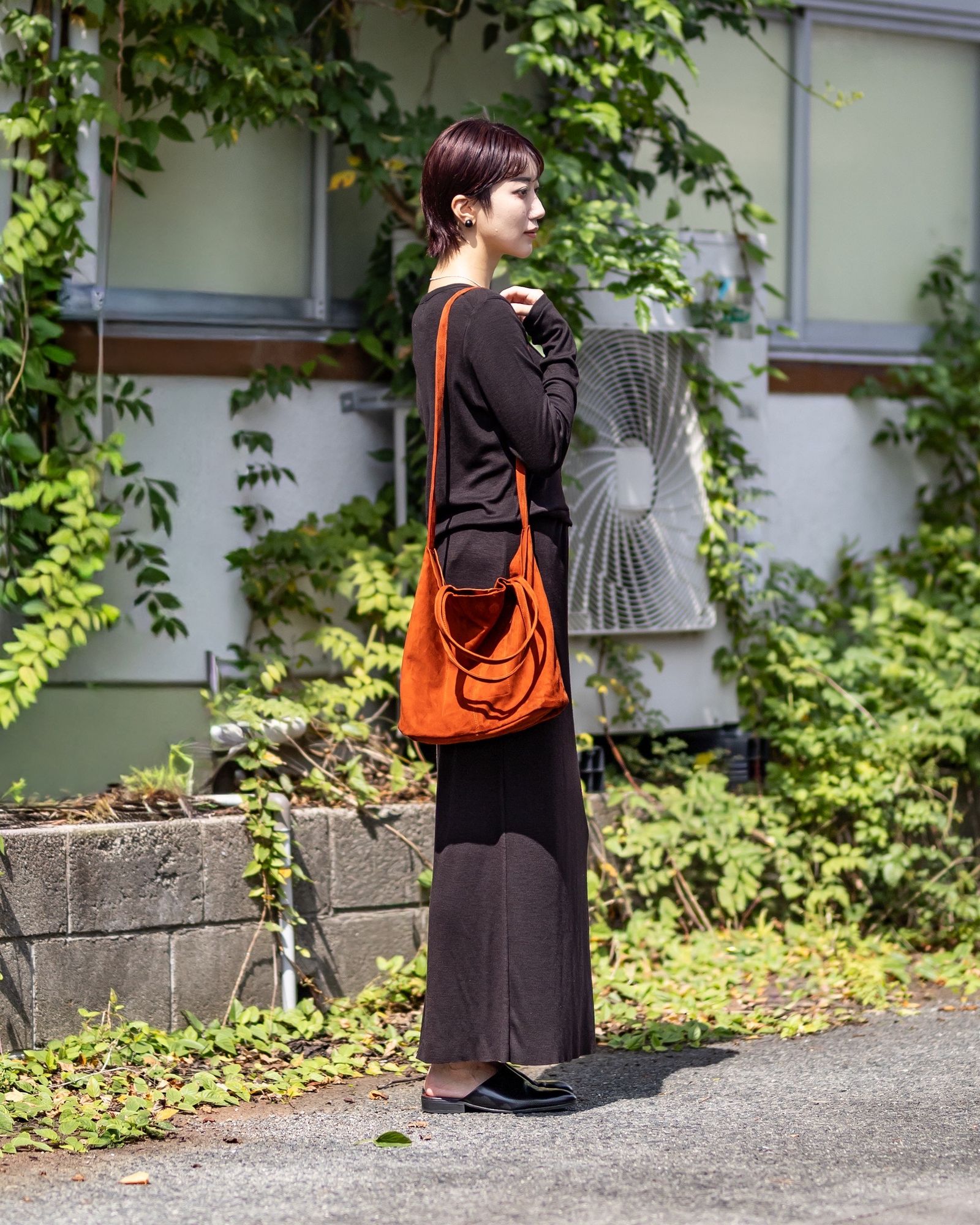 Morphee / モルフェトートバッグ 3WAY MIDIUM TOTE(LONG)SUEDE [TERACOTTA]☆新作発売！