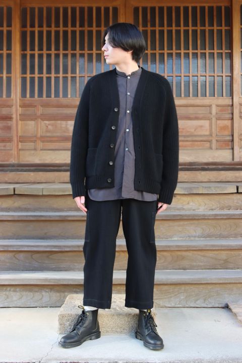 A.PRESSE  Fisherman Cardigan Sweater(21AAP-03-02M) style.2021.12.24