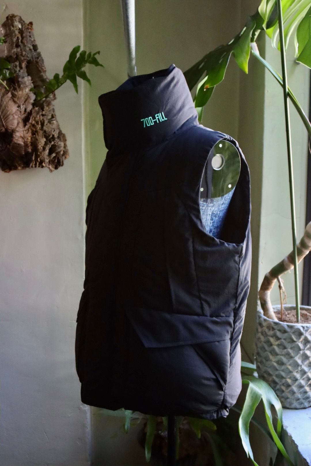 S.F.C エスエフシー23FW GOZILLA 700FILL VEST(SFCFW23J03)Black
