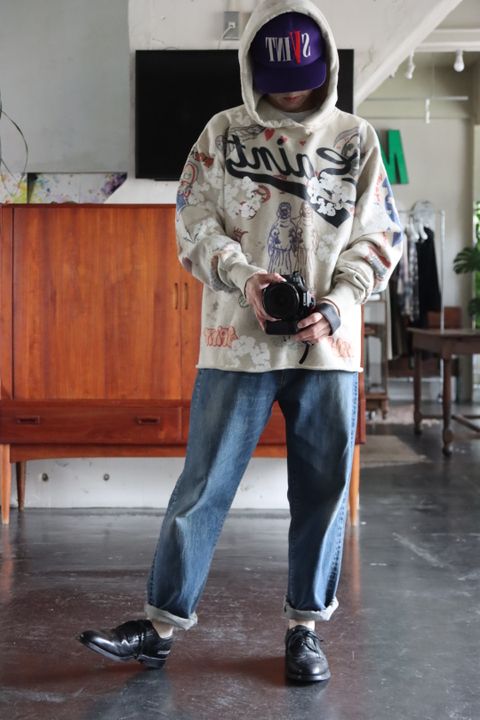 ©SAINT M×××××× HOODIE GRAFFITT.XL style.