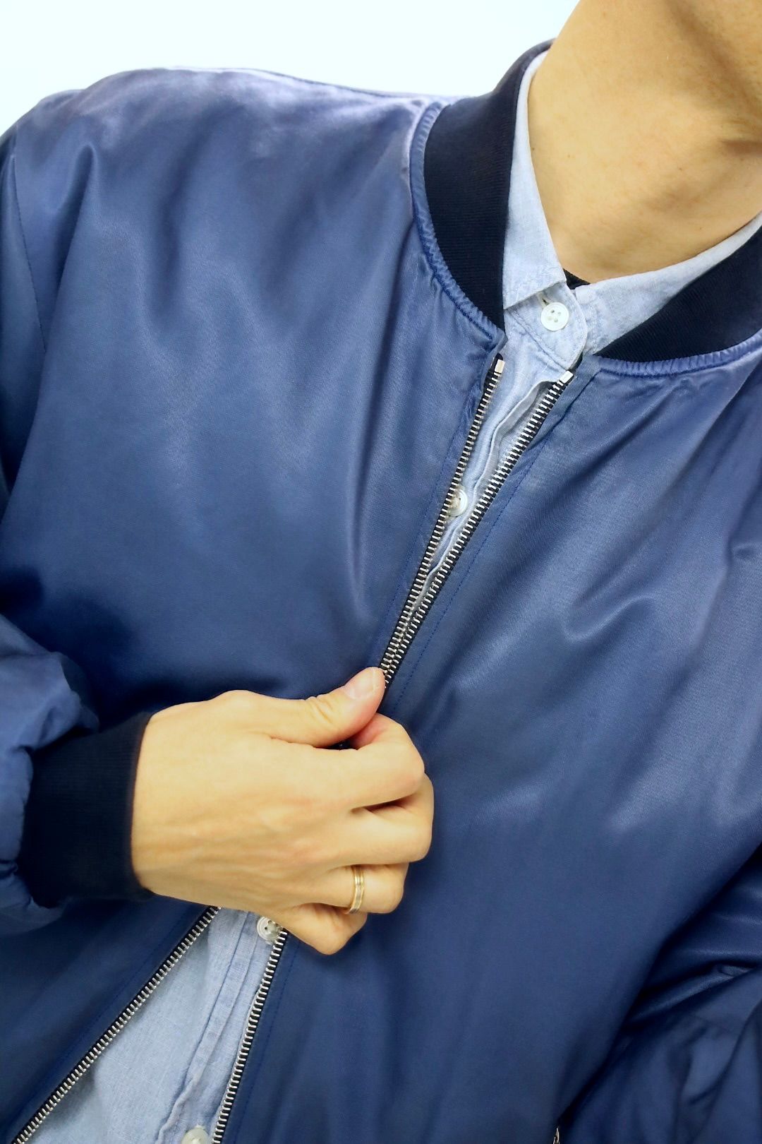 アプレッセ 2026 STYLE1 Vintage Silk Viscose Tour Jacket(26SAP-01-28)BLUE☆12月13日(土)発売！