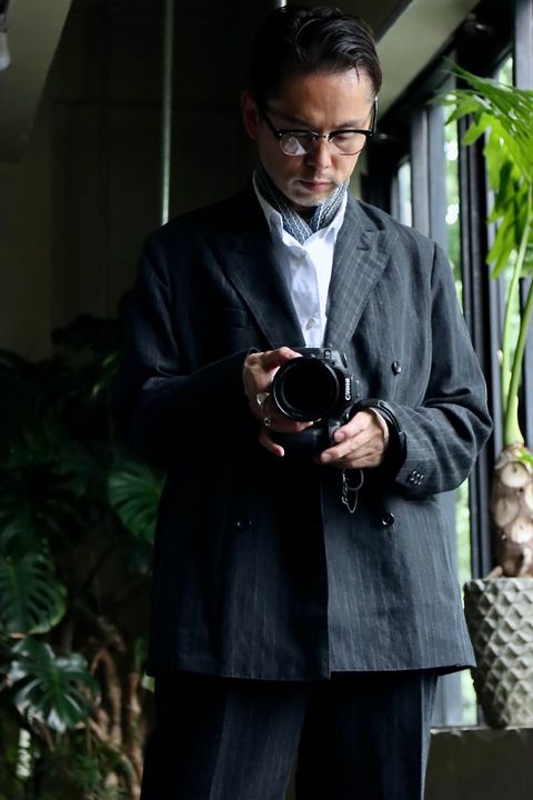 A.PRESSE アプレッセ22FW Double Breasted Jacketスタイル