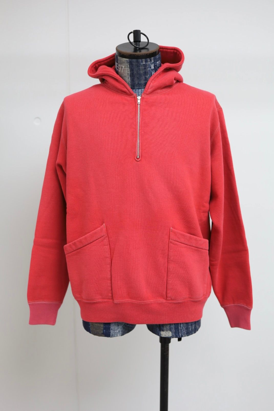 アプレッセ 2026 STYLE1 Vintage Sailor Hood Half Zip Sweatshirt (26SAP-05-13)RED☆1月24日(土)発売！