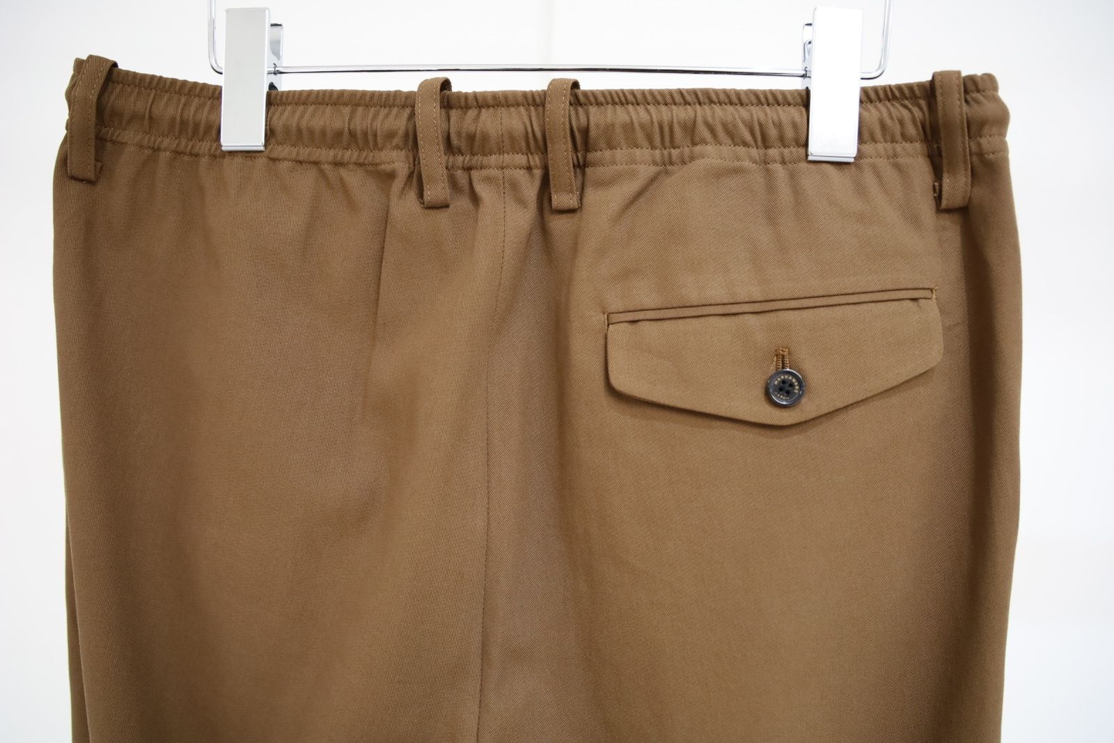 マーカウェア 26SS  60/2オーガニック強燃ボイル3/2ツイル / トリプルプリーテッドイージートラウザーズ(A26A16PT02C) Burnt Umber☆新作発売！